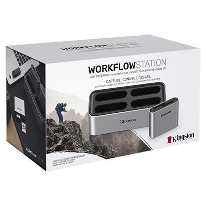 Kingston USB-C 3.2 Gen2 Workflow Station Dock w/Dual-Slot SD UHS-II čítačka kariet 