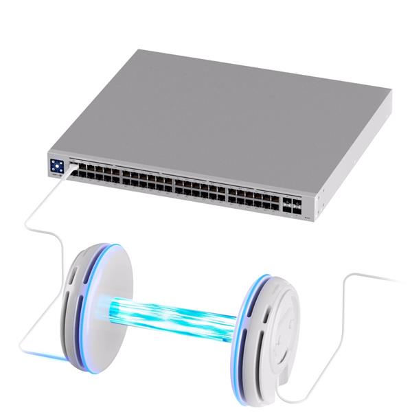 Ubiquiti A 60 GHz wireless point-to-point bridge with 10G SFP+ uplink for maximum performance 