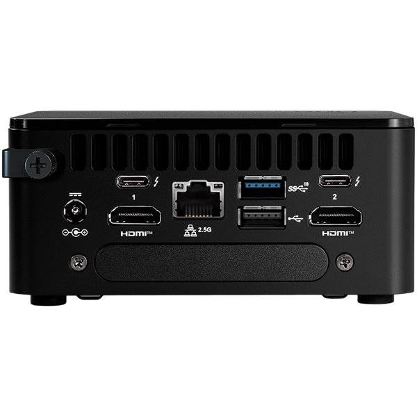 ASUS NUC 13 Pro Kit NUC13ANHi5, i5-1340P, IrisXe, DDR4, M.2+2,5" SSD/HDD, WiFi+BT, 2xHDMI 2xTB4 (USB-C) 