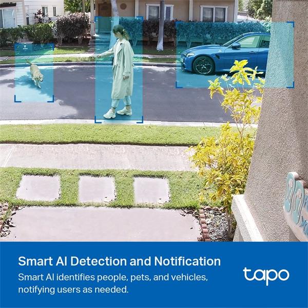 Smart Wire-Free Security Camera SPEC: 2K QHD (2560x1440), 2.4 GHz, 5200mAh rechargeable lithium-ion battery FEATURE: 180 