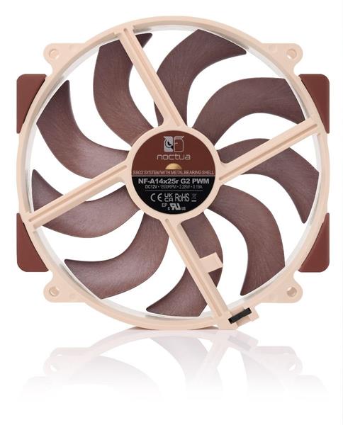 Noctua NF-A14x25r G2 PWM ventilátor 140x140x25mm 