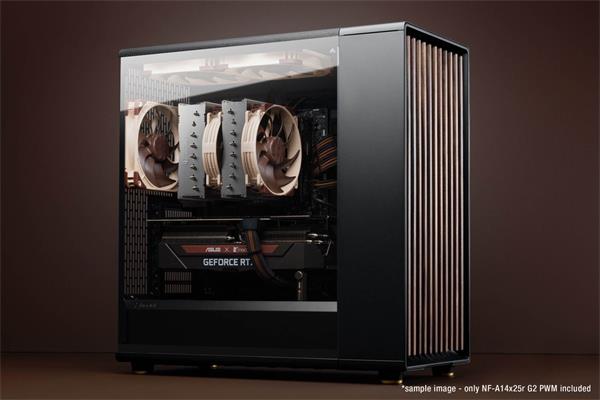 Noctua NF-A14x25r G2 PWM Sx2-PP sada 2 ventilátorov 140x140x25mm 