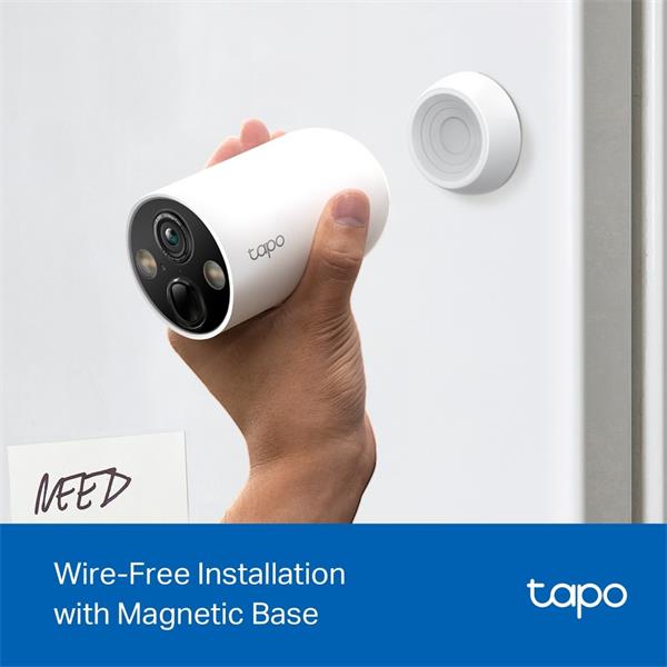 Smart Wire-Free Security Camera, 2-Pack SPEC:2K QHD (2560x1440), 2.4 GHz, 10000mAh rechargeable lithium-ion battery FEAT 