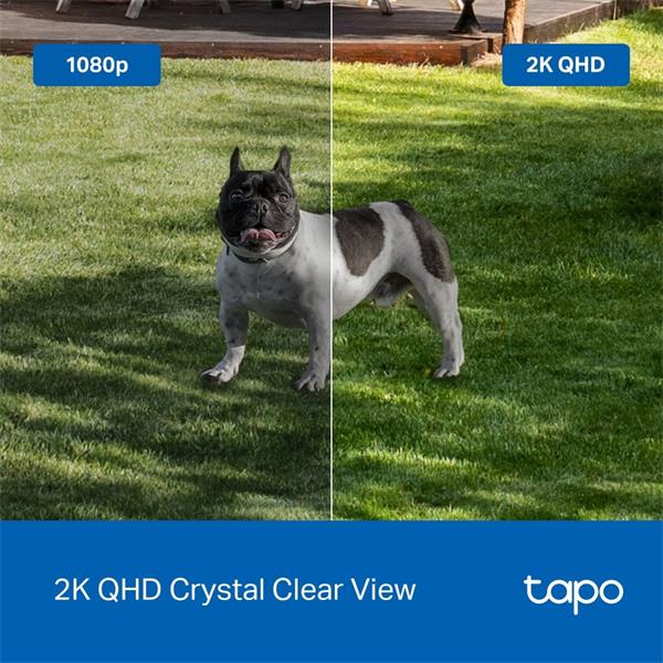 Smart Wire-Free Security Camera, 2-Pack SPEC:2K QHD (2560x1440), 2.4 GHz, 10000mAh rechargeable lithium-ion battery FEAT 