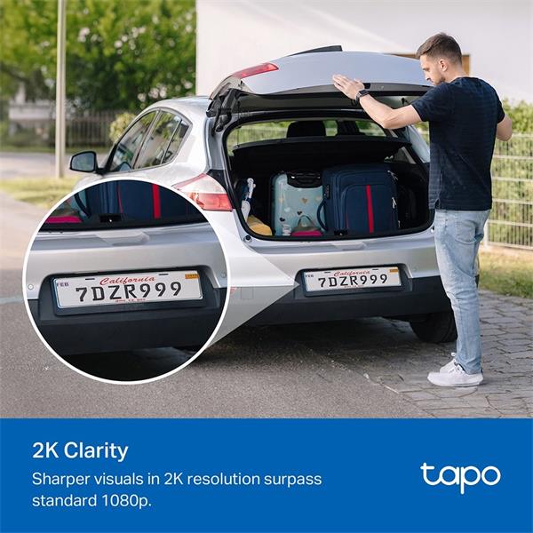 TP-LINK "Solar-Powered Security Camera Kit1 × Tapo C410, 1 × Tapo A201SPEC: 2K (2304x1296), 2.4 GHz, Solar panel (5.2V 