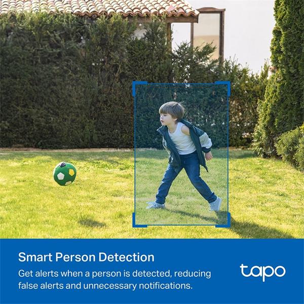 TP-LINK "Solar-Powered Security Camera Kit1 × Tapo C410, 1 × Tapo A201SPEC: 2K (2304x1296), 2.4 GHz, Solar panel (5.2V 