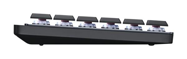 Logitech® MX Mechanical Mini Minimalist Wireless Illuminated Keyboard - GRAPHITE - US INT&quot;L - 2.4GHZ/BT - TACTILE 