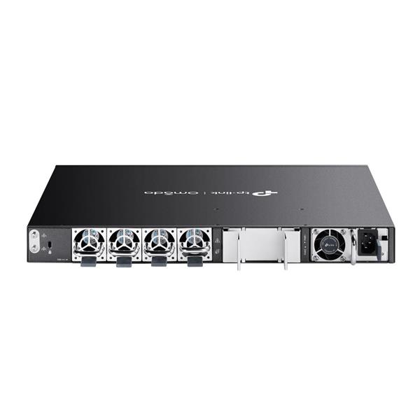 Omada 48-PortGigabit Stackable L3 Managed PoE+ Switch with 6 10GE SFP+ Slots PORT: 48× Gigabit PoE+ RJ45 Ports, 6× 10G S 