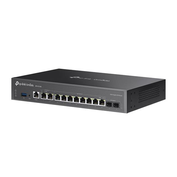 TP-LINK "Omada Multi-Gigabit VPN RouterPORT: 2× 2.5G WAN/LAN RJ45 Port, 2× Gigabit SFP WAN/LAN Port, 8× Gigabit WAN/LAN 