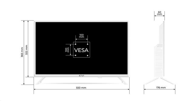 KIVI TV 24H760QW, 24 