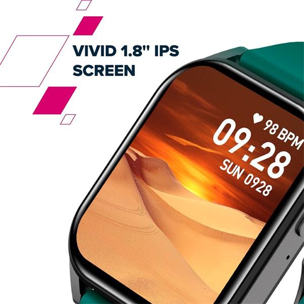 Canyon SW-58, Chatter, smart hodinky,  BT s app Canyon Life,  BT volania,  IP67, AI asistent, 123 šport.rež., zelené 