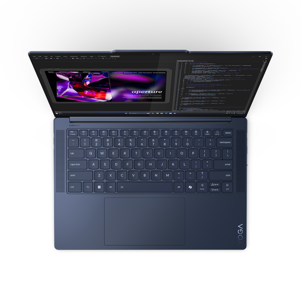 Lenovo IP Yoga Slim 7 14Q8X9, Snapdragon X1E 78 100, 14.5˝ 2944x1840 3K/Touch, UMA,32GB,SSD 1TB, W11Pro, modrý, 3yPS, AI 