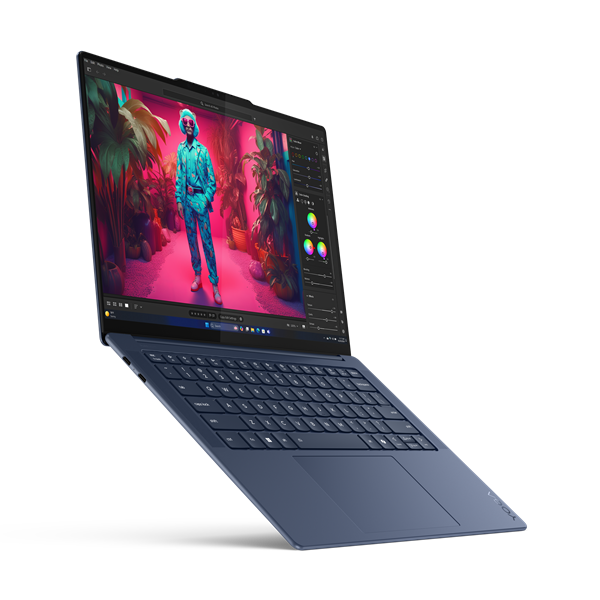 Lenovo IP Yoga Slim 7 14Q8X9, Snapdragon X1E 78 100, 14.5˝ 2944x1840 3K/Touch, UMA,32GB,SSD 1TB, W11Pro, modrý, 3yPS, AI 