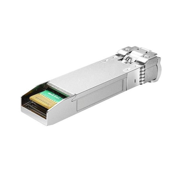 TP-LINK "Omada 25GBase-LR SFP28 LC TransceiverSPEC: Dual Rate 25.78 Gbps and 10.31 Gbps, 1310 nm SMF (Single-mode fiber 