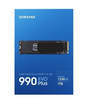Samsung SSD 990 EVO Plus Series 1TB M.2 PCIe, r7150MB/s, w6300MB/s 