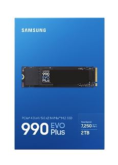 Samsung SSD 990 EVO Plus Series 2TB M.2 PCIe, r7150MB/s, w6300MB/s 