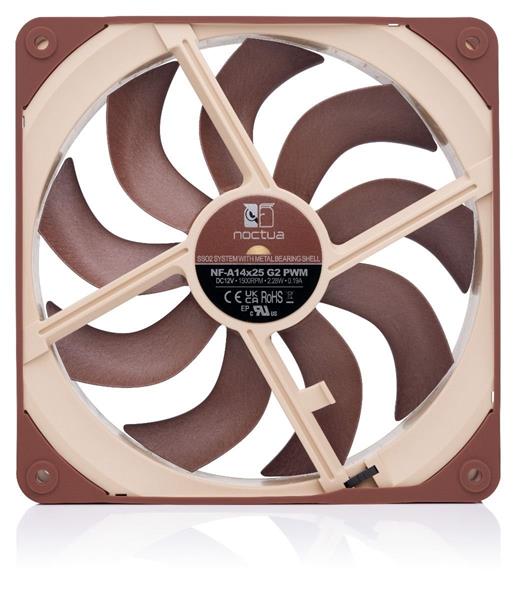 Noctua NF-A14x25 G2 PWM ventilátor 140x140x25mm 