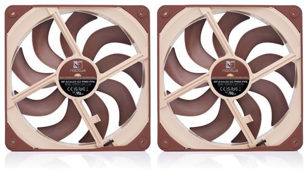 Noctua NF-A14x25 G2 PWM Sx2-PP set 2 ventilátorov 140x140x25mm 