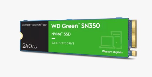 WD Green SN350/ 250GB/ SSD/ M.2 NVMe/ 3R 