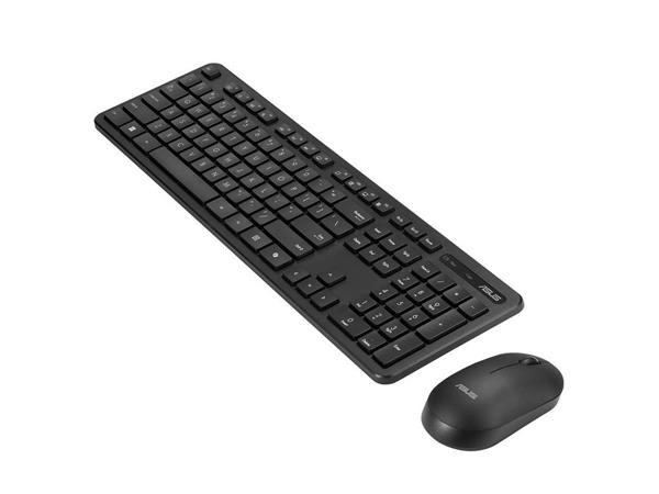 ASUS CW100 Copilot version - bezdrôtová klávesnica a myš, čierna, CZ/SK 