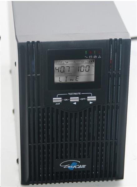 EUROCASE 1000VA, čistý sinusový výstup, RJ45, USB data 