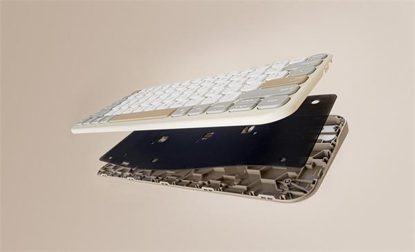 ASUS Marshmallow KW100 Copilot version - bezdrôtová klávesnica, Oat Milk, CZ/SK 