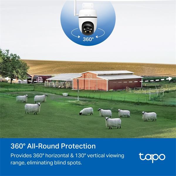 TP-LINK "Outdoor Pan/Tilt 4G LTE CameraSPEC: 1080p (1920x1080), 4G LTE (LTE-FDD: B1/3/5/7/8/20/28, LTE-TDD: B38/40/41), 