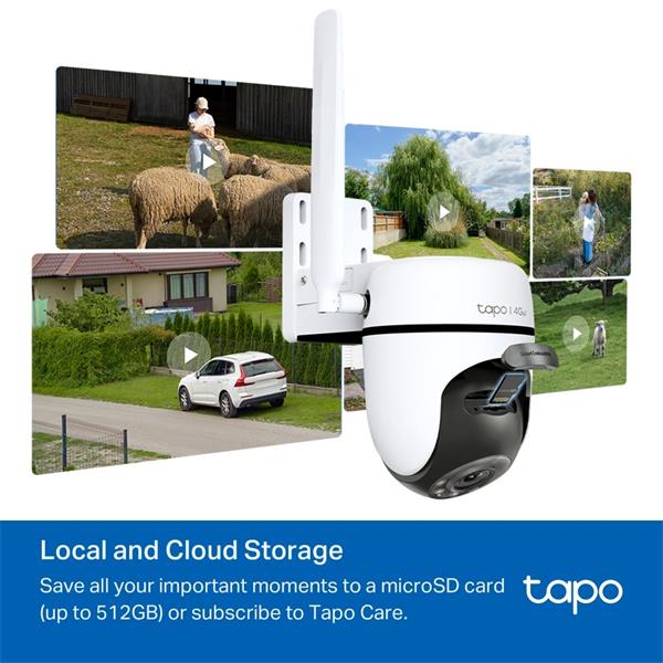 TP-LINK "Outdoor Pan/Tilt 4G LTE CameraSPEC: 1080p (1920x1080), 4G LTE (LTE-FDD: B1/3/5/7/8/20/28, LTE-TDD: B38/40/41), 