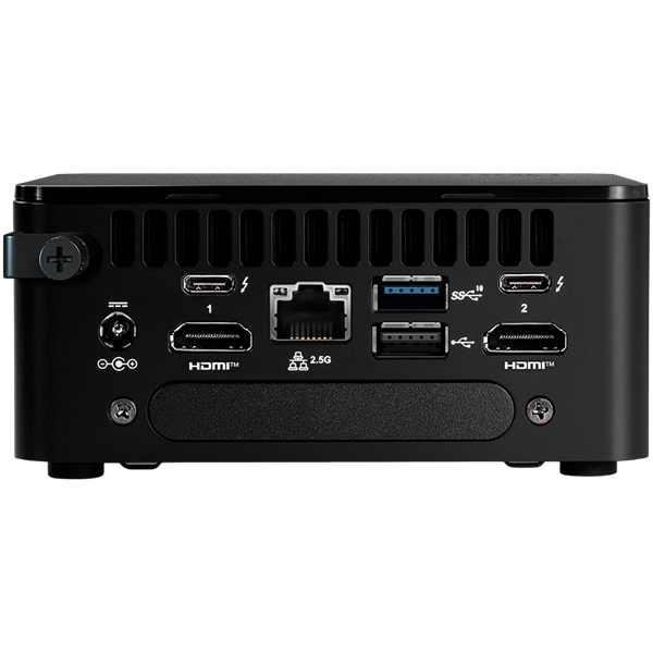ASUS NUC 13 Pro Kit NUC13ANHi7, i7-1360P, IrisXe, DDR4, M.2+2,5" SSD/HDD, WiFi+BT, 2xHDMI 2xTB4 (USB-C) 
