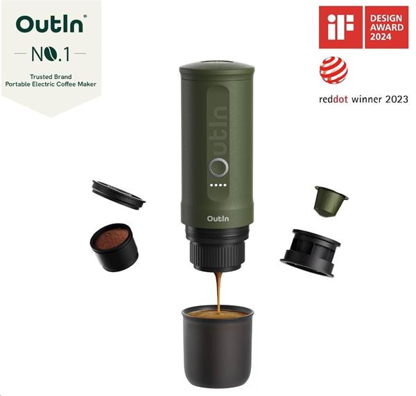 BUYDEEM OTEM-01-MY (OUTIN)  prenosný nano espresso kávovar, žltý 