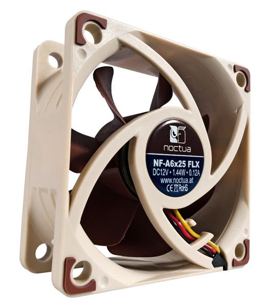 Noctua NF-A6x25 FLX ventilátor 60x60x25mm 