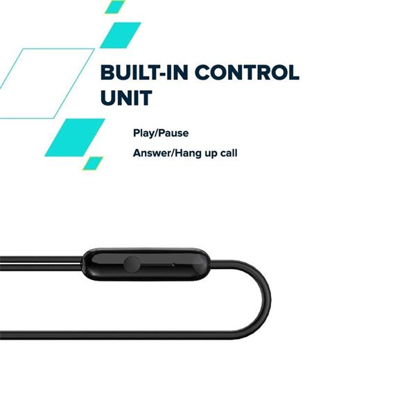 Canyon SEP-5, slúchadlá do uší, integrované ovládanie, hlboké basy, USB-C kábel 1.2m, čierno-červené 