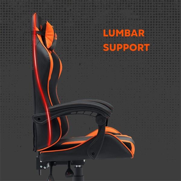 Canyon SGCH2, Core, ergonomické herné kreslo, čierno-oranžové 