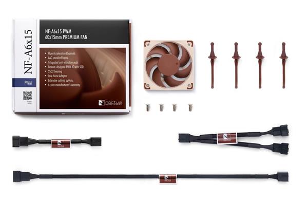 Noctua NF-A6x15 PWM ventilátor 60x60x15mm 