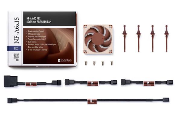 Noctua NF-A6x15 FLX ventilátor 60x60x15mm 