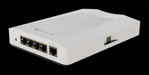 MIKROTIK Cloud Router Switch 304-4XG-IN (RouterOS L5), desktop enclosure 