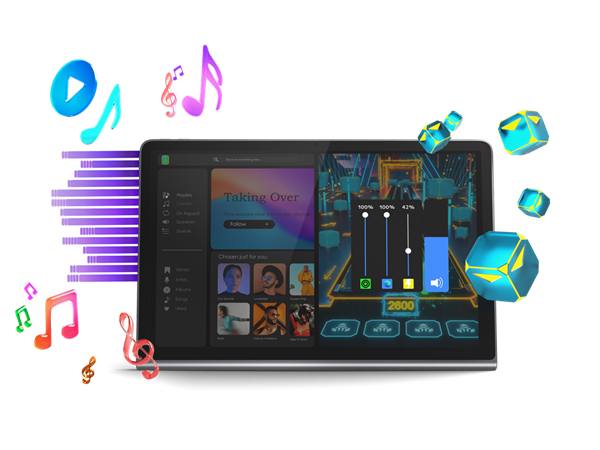 Lenovo IP Tablet Tab Plus MediaTek Helio G99 11.5" 2K Touch 8GB 256GB WL BT CAM Android 14 šedý 2y CI + SLEEVE  