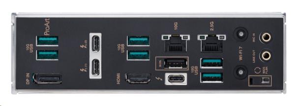 ASUS MB Sc LGA1851 PROART Z890-CREATOR WIFI,  Intel Z890,  4xDDR5,  1xDP,  1xHDMI,  3xThunderbolt,  WI-FI,  ATX 