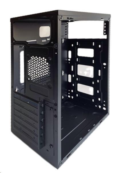 Eurocase ML N6-550B, skrinka ATX, 2xUSB3.0, USB-C, čierna 