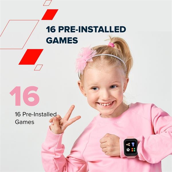Canyon KW-37 Alfie, smart hodinky pre deti, IPS displej 1,69", IP66, 512Mb, MP3, hry, kamera, zelené 