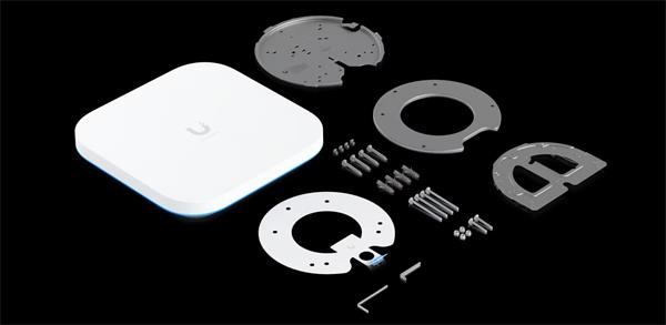 Ubiquiti Enterprise-grade indoor access point with 10-stream WiFi 7 performance, a 10 GbE uplink, and a redundant GbE po 