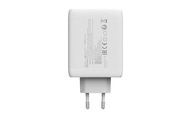 Canyon OnCharge 100ACC, vysokorýchlostná univerzálna nabíjačka do steny, 2xUSB-C 100W, 1xUSB-C 30W, 1xUSB-A 30W, biela 