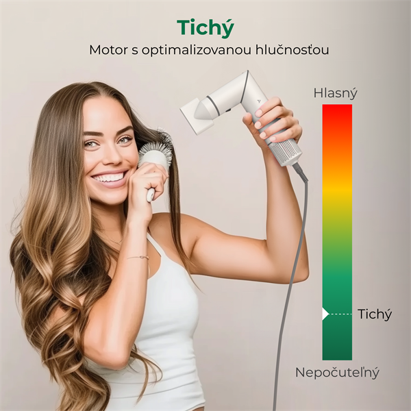 AENO Multifunkčný fén a styler,1200W, Ionizátor, 4 teplotné režimy, 3 rýchlostné režimy, 98000RPM,85dB 