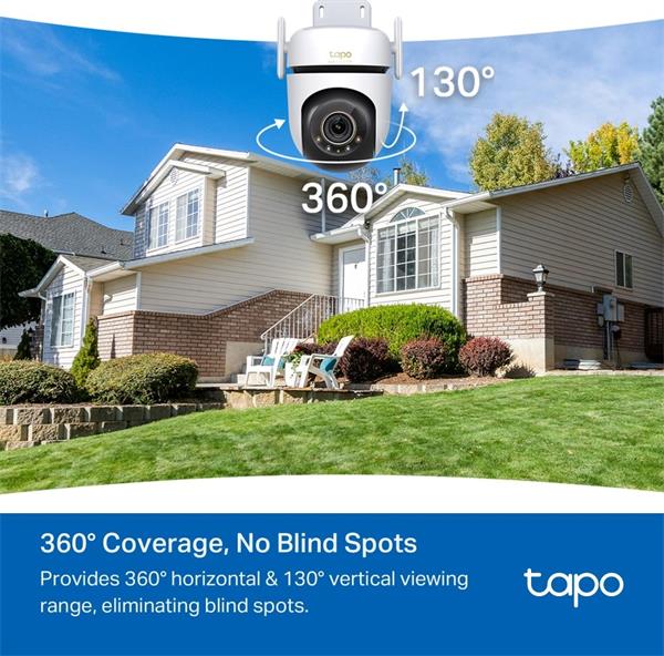 tp-link Tapo C530WS, Vonkajsia otočná WiFi IP kamera 