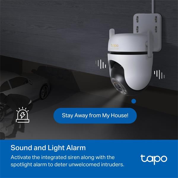 tp-link Tapo C530WS, Vonkajsia otočná WiFi IP kamera 