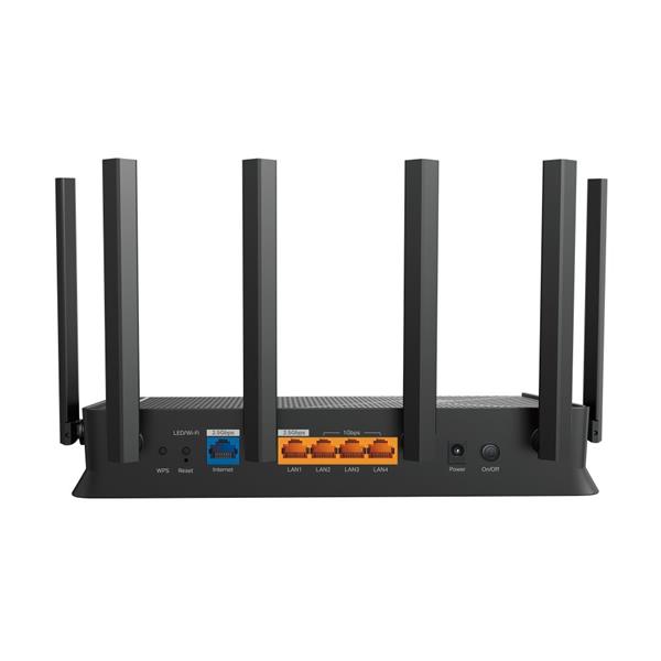 BE6500 Dual-Band Wi-Fi 7 Router SPEED: 688 Mbps at 2.4 GHz + 5764 Mbps at 5 GHz SPEC: 6×Antennas, 2.0 GHz Quad-Core CPU, 