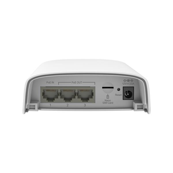 TP-LINK "Omada 4G+Cat6 AX3000 Outdoor/Indoor GatewayPORT: 3× Gigabit WAN/LAN Port, 1 Nano SIM slot(4G+ Cat6)SPEC: 802. 