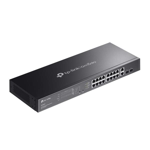 TP-LINK "Omada 20-Port Gigabit Easy Managed Switch with 16-Port PoE+PORT: 16× Gigabit PoE+ Ports, 2x Gigabit Non-PoE Po 