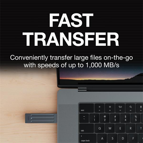 Seagate Ultra Compact SSD 2TB portable USB-C, IP54, 1000MB/s  