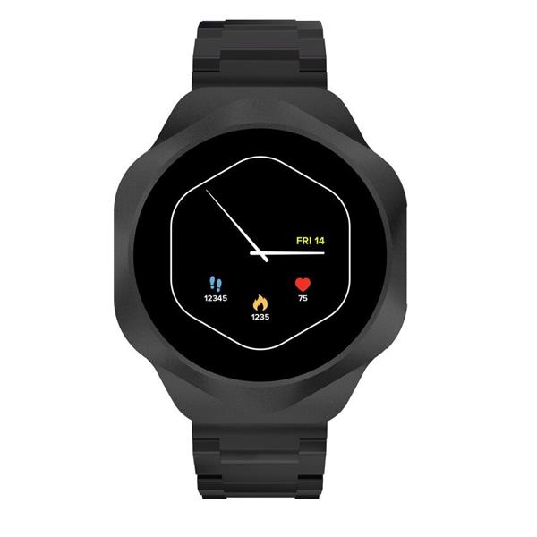 Canyon Hexagon 88, smart hodinky, BT, fareb. AMOLED displej 1,43", vodotes. IP67, multišport. režim, čierne 